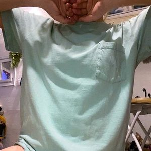 teal melting ice cream tee